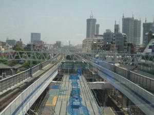 元住吉駅からの眺め